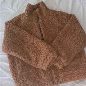 Oversized Teddy Coat Jacket Medium